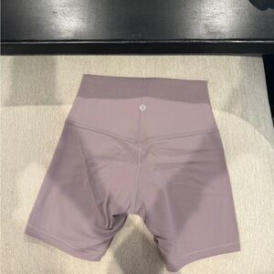 lululemon athletica Women's High-Rise Purple Bike Shorts - 6 inch